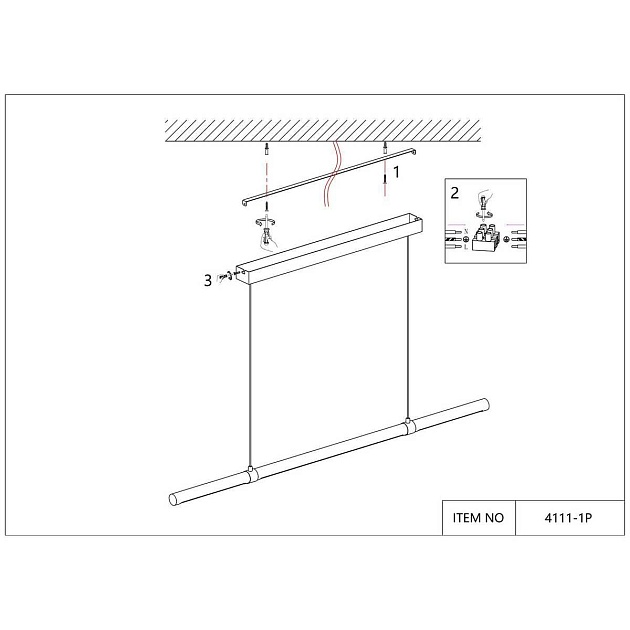 Подвесной светодиодный светильник Favourite Cuero 4111-1P Фото № 2