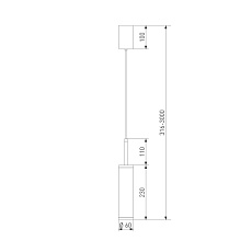 Подвесной светодиодный светильник Eurosvet Stark 50386/1 LED 1