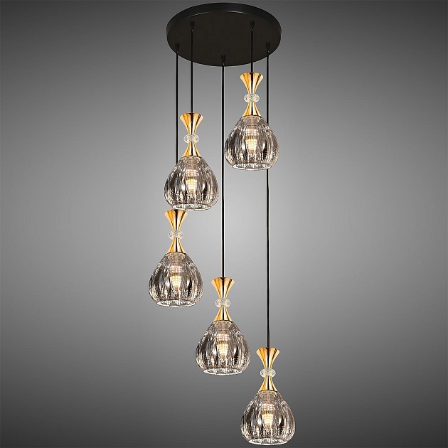 Подвесная люстра Reluce 09015-0.9-05 Smoke изображение 3 Подвесная люстра Reluce 09015-0.9-05 Smoke Фото № 3