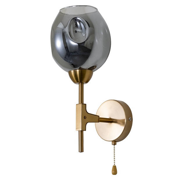 Бра Arte Lamp Yuka Smoky A7759AP-1PB изображение 1 Бра Arte Lamp Yuka Smoky A7759AP-1PB Фото № 1