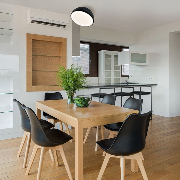 Потолочный светодиодный светильник Escada 20025SMA/01LED BK Фото № 2