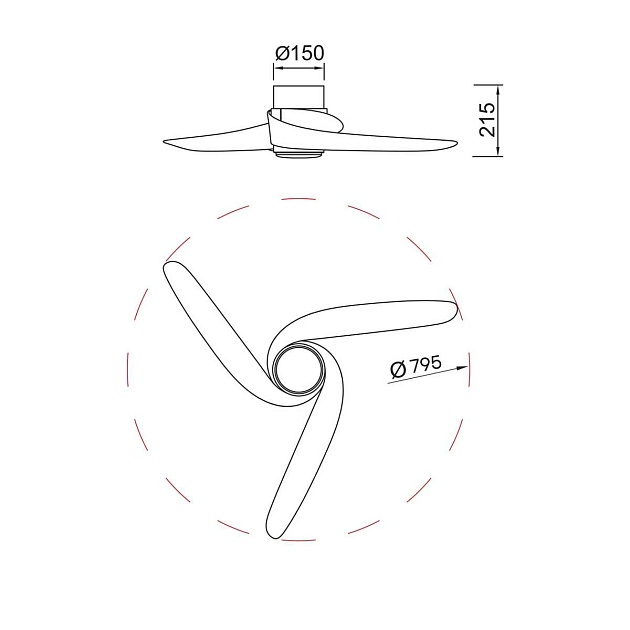 Люстра-вентилятор Mantra GROENLAND 9061 изображение 4 Люстра-вентилятор Mantra GROENLAND 9061 Фото № 4