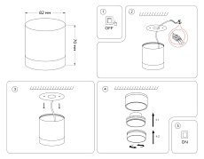 Потолочный светильник Ambrella light Techno Spot GX Standard tech TN5351 2