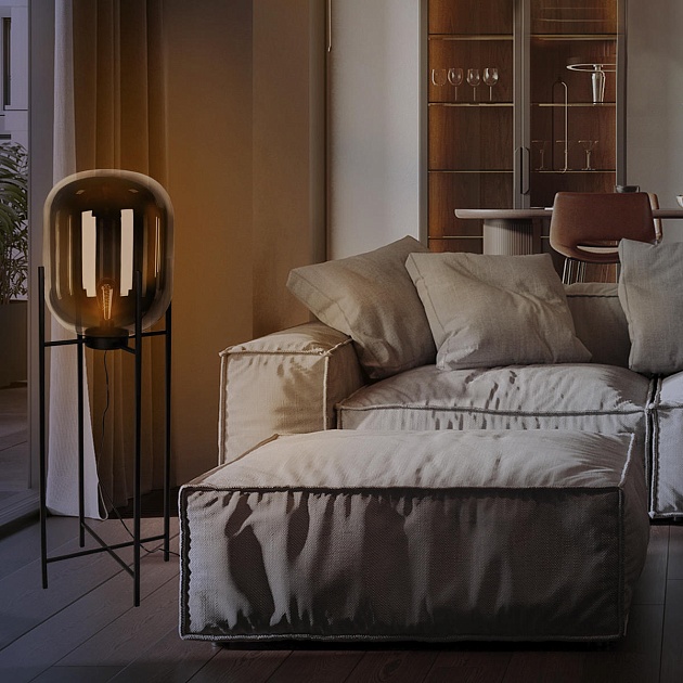 Торшер Loft IT Oda 10195F/1400 Amber изображение 5 Торшер Loft IT Oda 10195F/1400 Amber Фото № 5