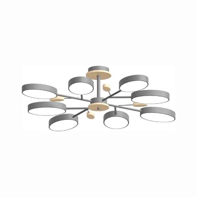 Потолочный cветильник LED4U L3221-850 GR Фото № 1