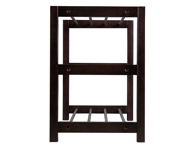 Обувница Мебелик Дольче темно-коричневый/металлик 004969 изображение 2 Обувница Мебелик Дольче темно-коричневый/металлик 004969 Фото № 2