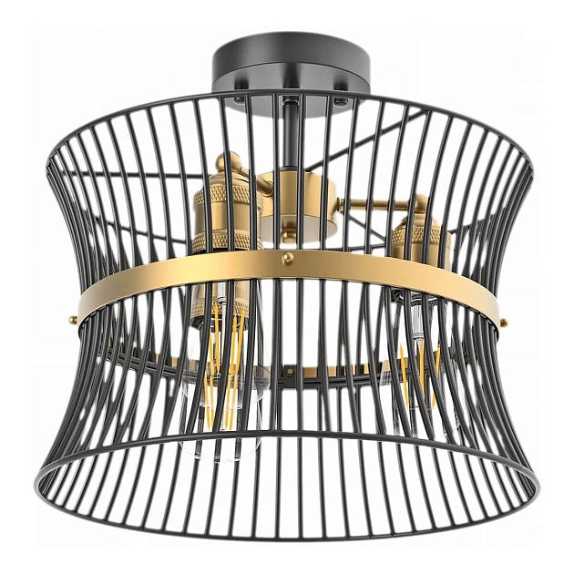 Потолочная люстра Illumico IL1005-3C-05 BK GD Фото № 1