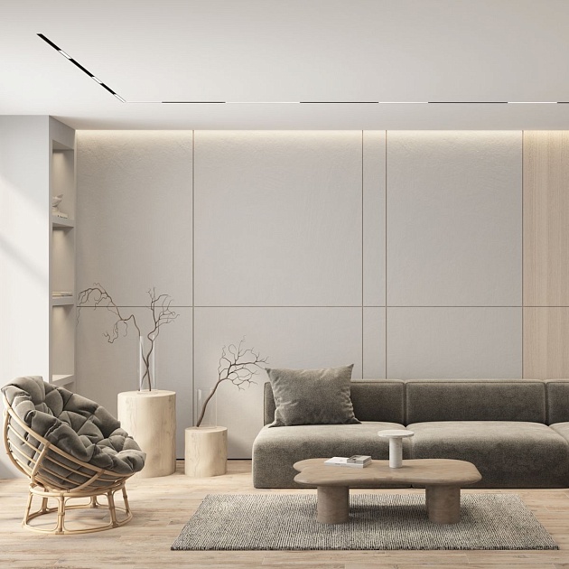 Трековый светодиодный светильник Denkirs Simple Linear DK8205-BK Фото № 3