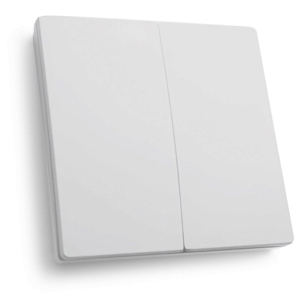 Выключатель двухклавишный беспроводной Feron Smart белый TM82 41129 Фото № 1