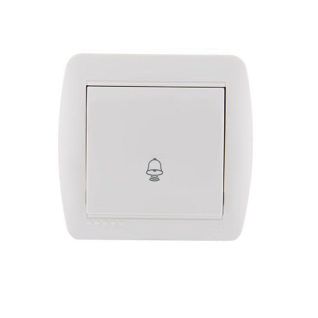 Кнопка звонка Lezard Demet белый 711-0200-103 изображение 1 Кнопка звонка Lezard Demet белый 711-0200-103 Фото № 1