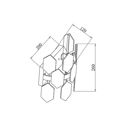 Бра Vele Luce Polaris VL4153W01 Фото № 5