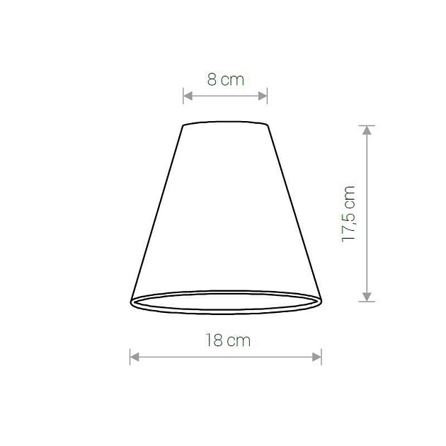 Абажур Nowodvorski Cameleon Cone S 8503 изображение 2 Абажур Nowodvorski Cameleon Cone S 8503 Фото № 2