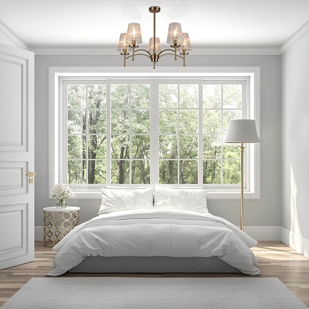 Подвесная люстра Escada Faith 694/5PL Gold изображение 3 Подвесная люстра Escada Faith 694/5PL Gold Фото № 3