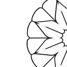 Подвесной светильник Maytoni MOD037PL-L16B 1