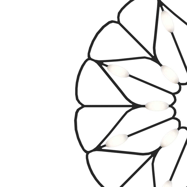 Подвесной светильник Maytoni MOD037PL-L16B Фото № 2