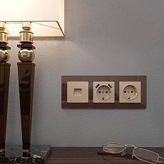 Розетка Werkel Ethernet RJ-45 шампань W1181011 4690389157479 2