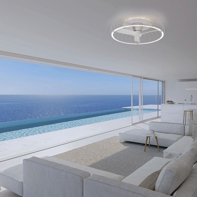 Потолочная светодиодная люстра-вентилятор Mantra Nature 7807 изображение 6 Потолочная светодиодная люстра-вентилятор Mantra Nature 7807 Фото № 6