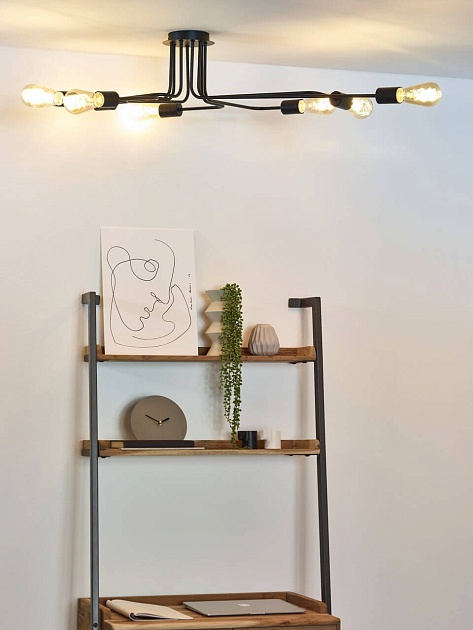 Потолочная люстра Lucide Lester 21112/08/30 изображение 4 Потолочная люстра Lucide Lester 21112/08/30 Фото № 4