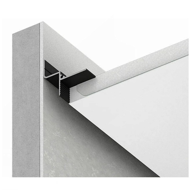 Безрамный теневой профиль FerGipps черный ТП 129 УТ000002538 изображение 4 Безрамный теневой профиль FerGipps черный ТП 129 УТ000002538 Фото № 4