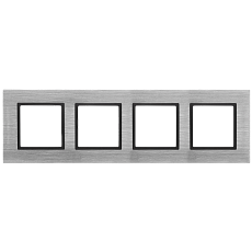 Рамка 4-постовая ЭРА Elegance 14-5204-41 Б0034563 1