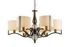 Люстра NEWPORT 31305+1/C black brass