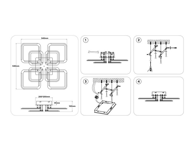 Светильник потолочный Ambrella light ACRYLICA FA8950 Фото № 8
