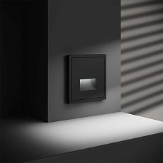 Подсветка светодиодная встраиваемая Voltum S70, (черный матовый) VLS070608 3