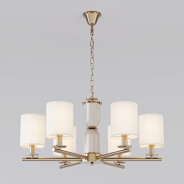 Подвесная люстра Eurosvet Caprera 60146/6 латунь Фото № 1