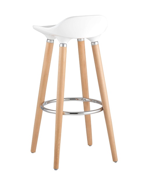 Барный стул Stool Group Модерн белый JASMINE WHITE Фото № 4