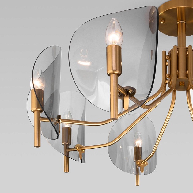 Потолочная люстра Eurosvet Rocco 60135/8 латунь Фото № 4