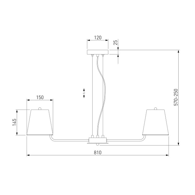 Подвесная люстра Eurosvet Amaretto 60155/8 хром Фото № 2