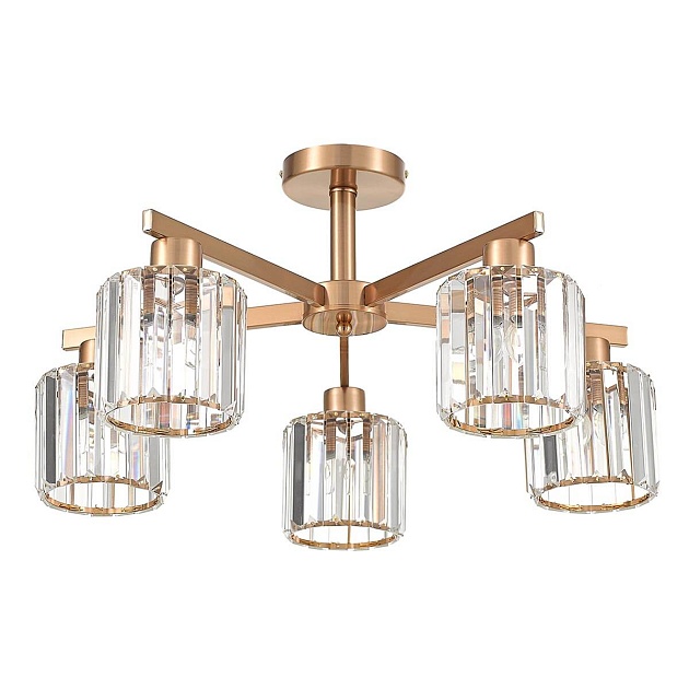 Потолочная люстра Escada Adorn 692/5P Сopper изображение 1 Потолочная люстра Escada Adorn 692/5P Сopper Фото № 1