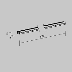 Шинопровод Maytoni Elasity IP O-TR001-P-B3M 5