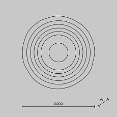 Настенный светодиодный светильник Maytoni Sparkle MOD343WL-L5BS3K 2