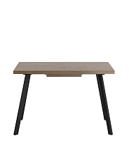 Кухонный стол Stool Group PLAIN 116-158х74 дуб/черный 80.581.01 8048 5