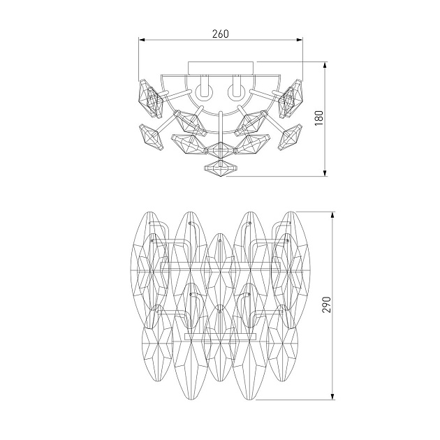Бра Bogates Onyx 372/2 Strotskis Фото № 2