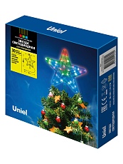 Украшение светодиодное Uniel Звезда-1 разноцветный ULD-H2222-030/DTA Multi Star-1 UL-00005492 3