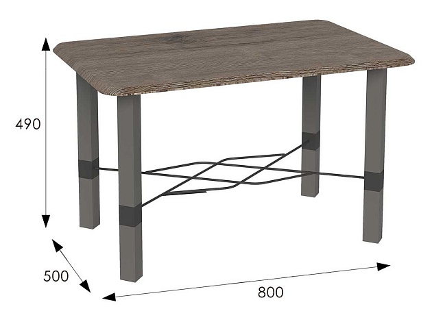 Журнальный стол Мебелик Лючия 4102 006488 изображение 3 Журнальный стол Мебелик Лючия 4102 006488 Фото № 3