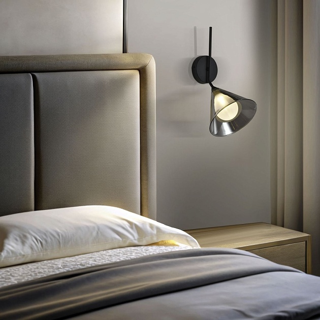 Бра Eurosvet Enigma 70161/1 черный изображение 6 Бра Eurosvet Enigma 70161/1 черный Фото № 6