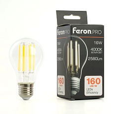 Лампа светодиодная Feron.PRO LB-1116 Шар E27 2580LM 16W 175-265V 4000K 51236 2