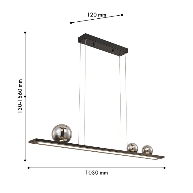 Подвесной светодиодный светильник Favourite Bilico 4548-3P Фото № 2