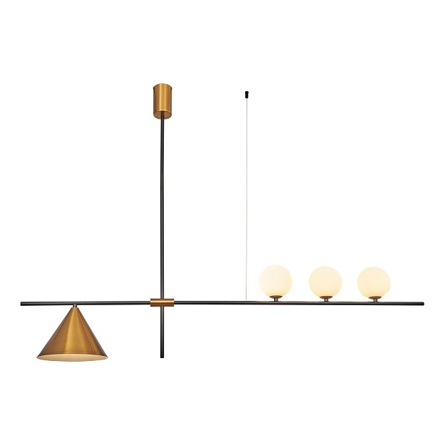 Подвесная люстра Indigo Breve 11031/4R Brass V000027 Фото № 1