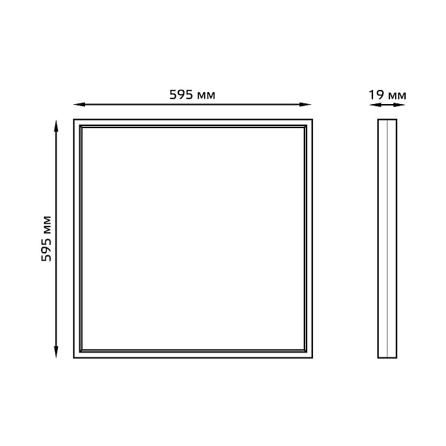 Потолочный светодиодный светильник Gauss 842123240 Фото № 3