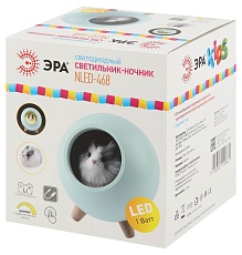 Светильник-ночник ЭРА Хомяк зеленый NLED-468-1W-GR Б0052817 4