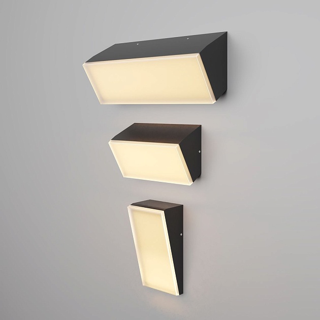 Уличный настенный светодиодный светильник Maytoni Brick O436WL-L10GF3K Фото № 6