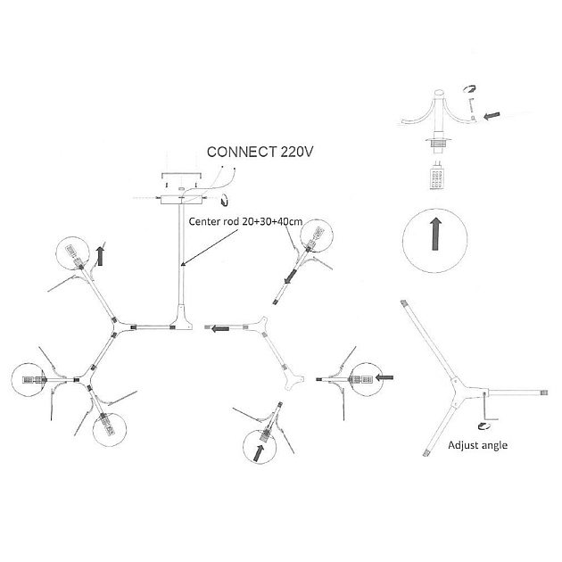 Потолочная люстра Imperium Loft Matisse 191898-26 Фото № 3
