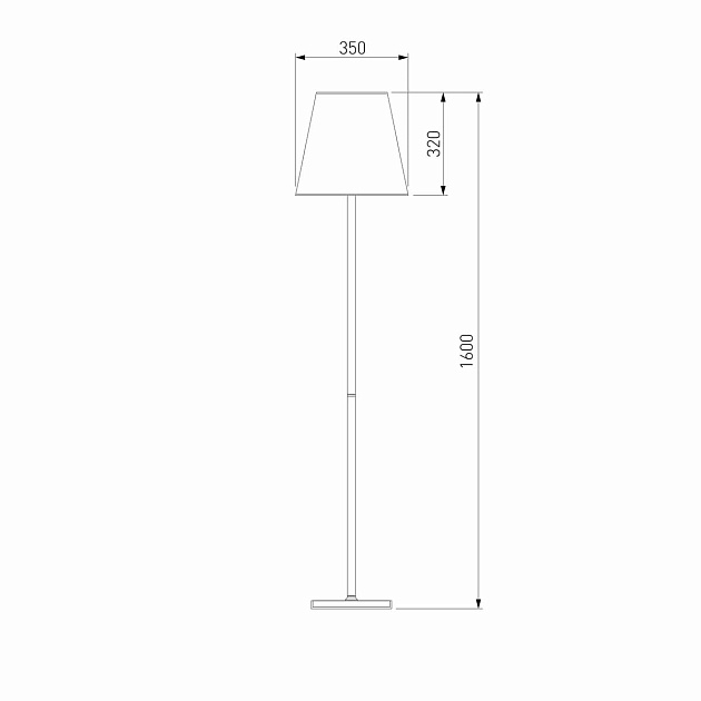 Торшер Eurosvet Amaretto 01166/1 хром Фото № 2