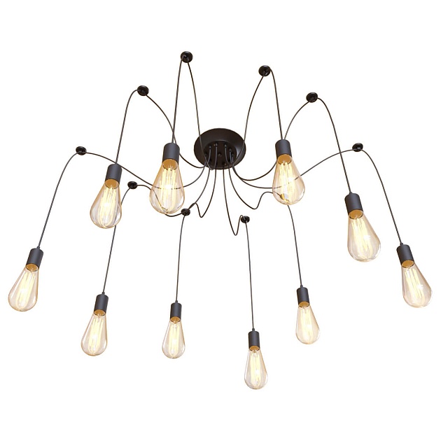 Подвесная люстра Loft IT Spider Loft1162/10 изображение 4 Подвесная люстра Loft IT Spider Loft1162/10 Фото № 4