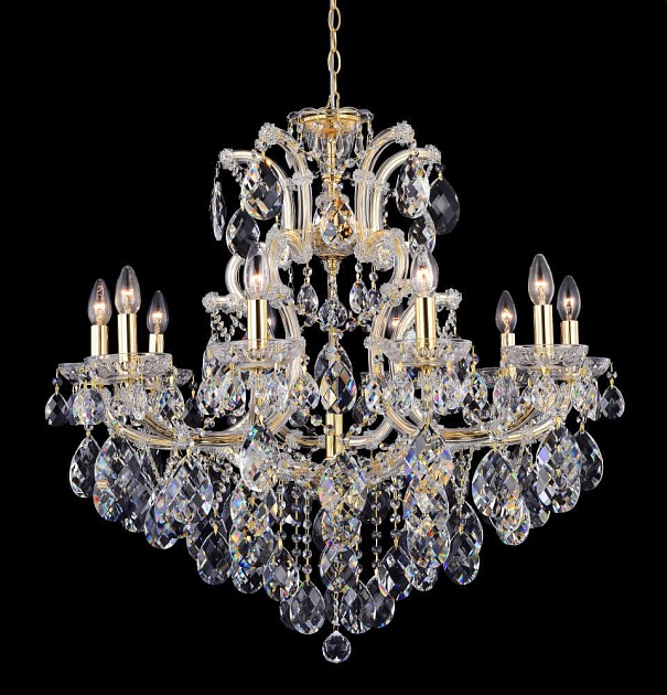 Подвесная люстра Crystal Lux Isabel SP11 Gold/Transparent Фото № 5
