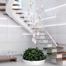 Подвесная люстра MODELUX ML.88986.25 GD 1